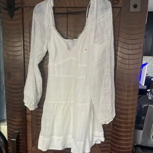 Lost + Wander Elegant White Eyelet Dress size S